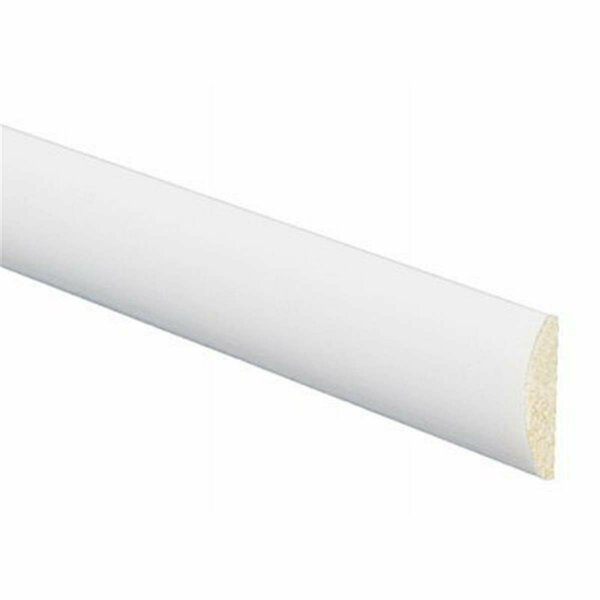 Eat-In 0.93 x 0.18 in. 8 ft. Crystal White Pre-Finished Polystyrene Interior Batten Molding EA3254452